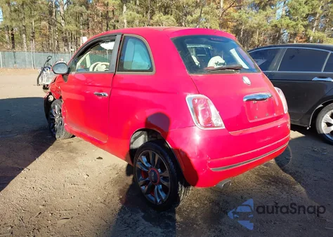 2012 Fiat 500 Sport z USA, uszkodzony, nr VIN 3C3CFFBR9CT109658